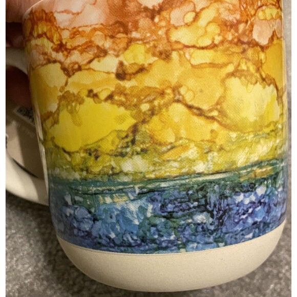 DEMDACO Seaside Horizon at Midday Dale Wayne Artlifting Stoneware Mug Cup NWT - Picture 8 of 11